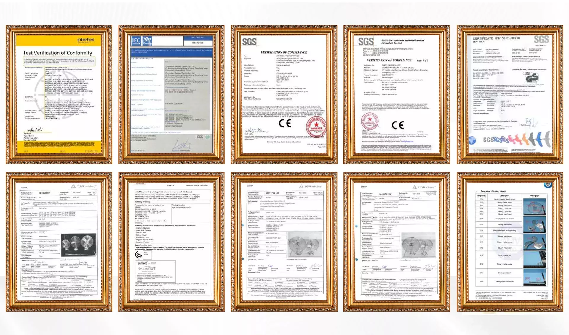 Our certificates and patents