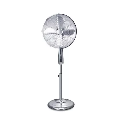 18-inch 4pcs Blades Stand Fan Electric Metal for Home Mechanical Pedestal 65W