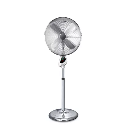 18-inch 4pcs Blades Stand Fan Electric Metal for Home Mechanical Pedestal 65W