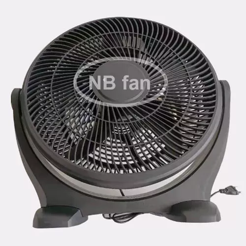 14 Inch all plastic body full copper motor ultra silent cooling wind floor climbing box fan