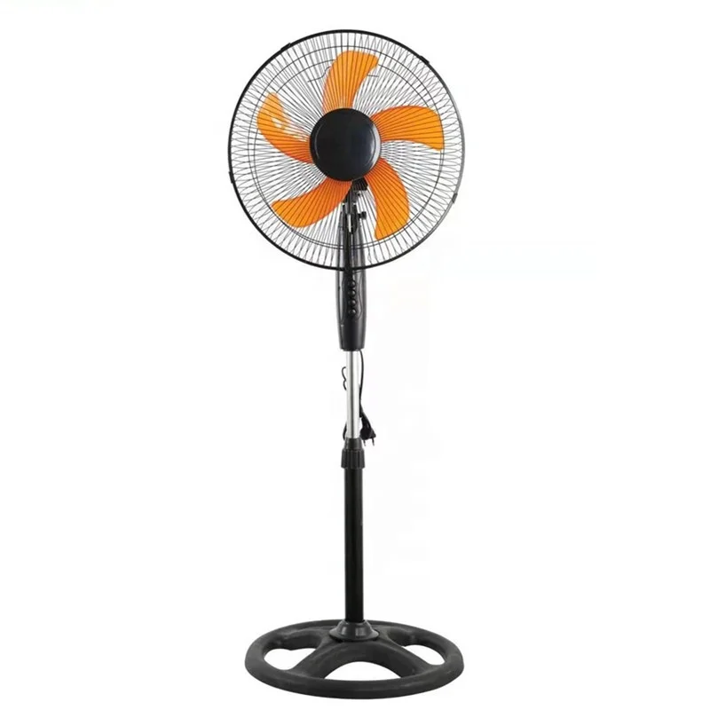 AC DC Operated Oscillation 3 Speed Cooling Stand 16 Inch rechargeable fan 12V AC FAN