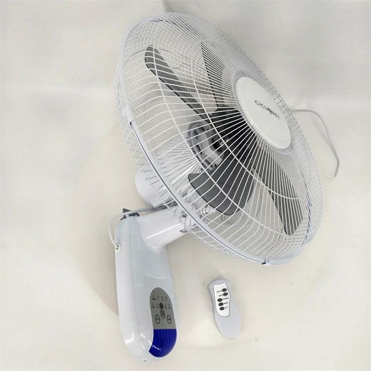 Advanced Timing Swing Home Classroom Remote Control 5 Blade Wall Fan