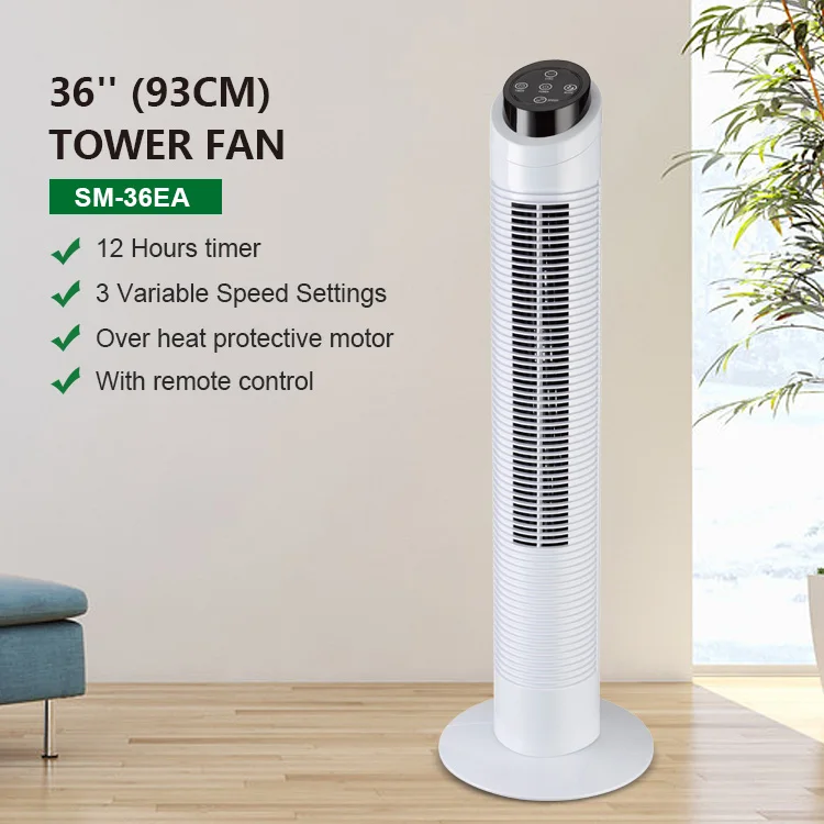 Factory OEM 46 inch H1 TYPE 120CM CE CB Remote Tower Fan