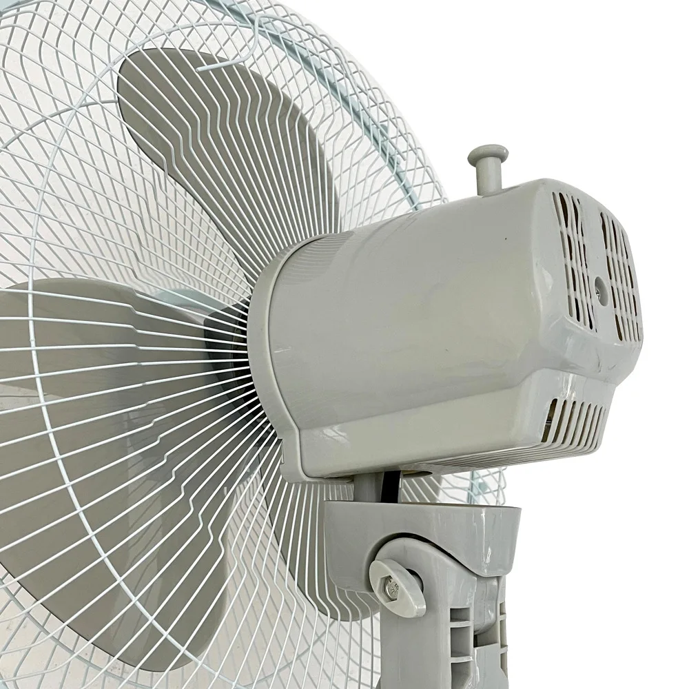 Hot Selling White Commerical Oscillating Rechargeable Electric Stand Fan