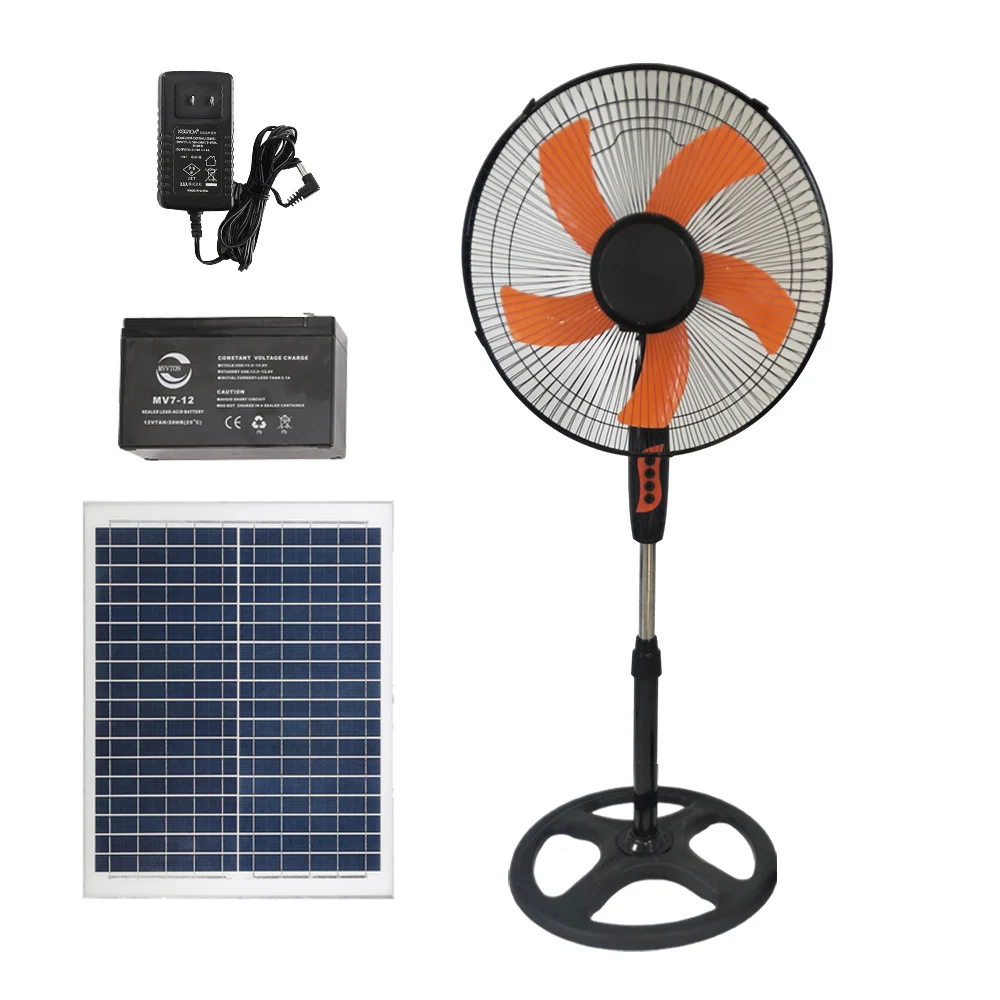 New design 16 Inch household Remote Control usb Solar Fan (1)