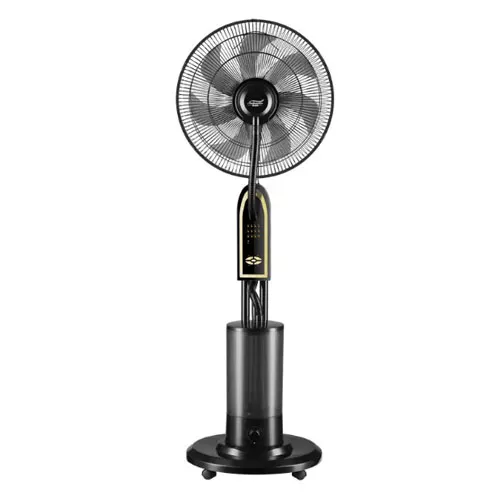 New design plastic commercial dc outdoor standing misting industrial water spray floor fan mist fan