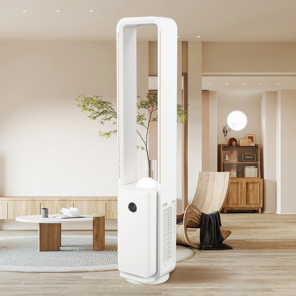 New design plastic household remote control ventilador de torre digital for home tower fan