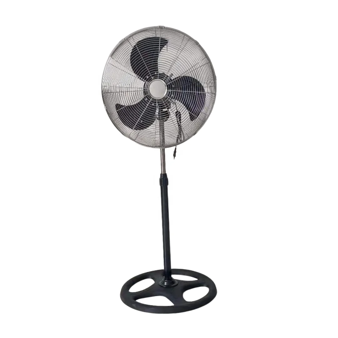 metal blade fan Powerful industrial fan round flow stand fan