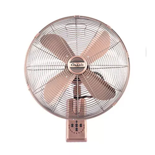 Metal wall fan ultra-quiet with synchronous motor DC AC wall-mounted wall fan